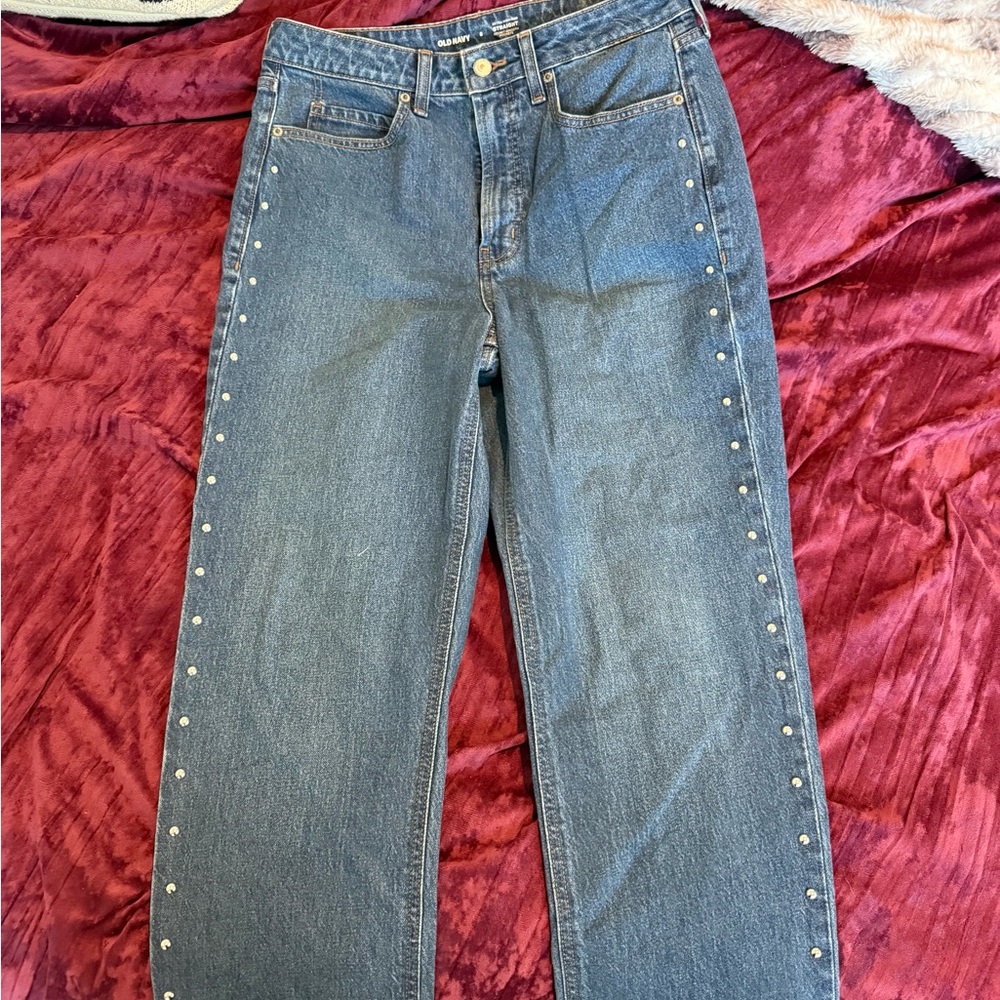 Studded Blue Women's Jeans